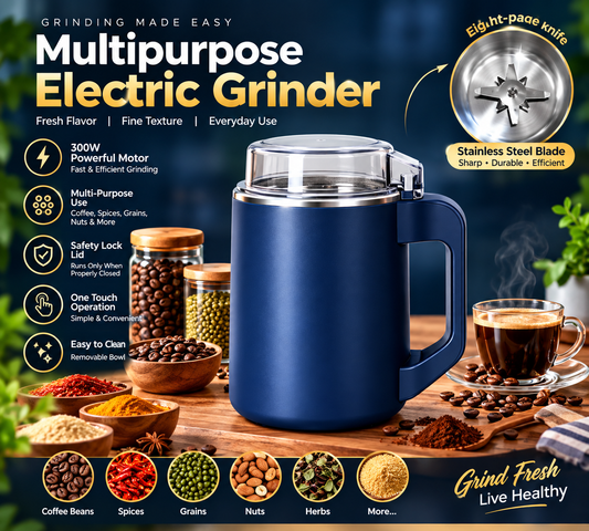 Electric Coffee Grinder – Multi-Purpose Spice & Coffee Grinder