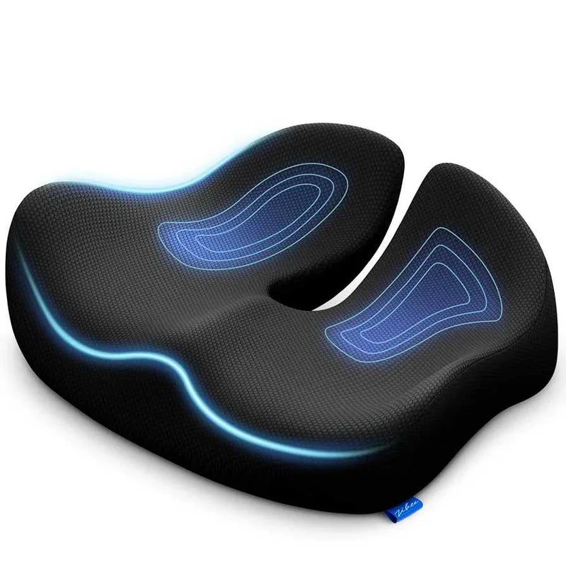 Ergonomic Seat Cushion – Memory Foam Office Chair Cushion for Comfort & Posture Support