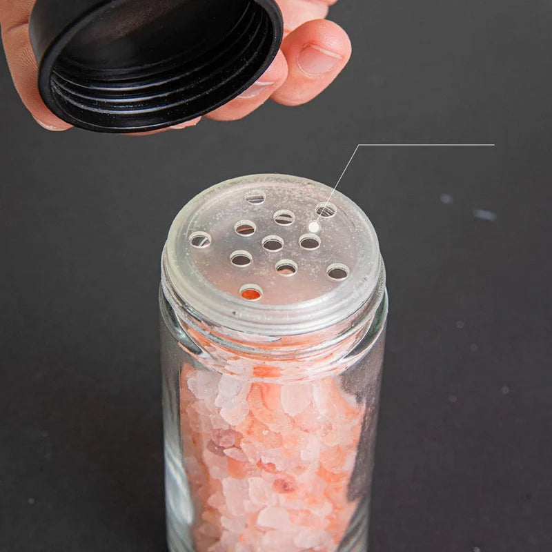 18-Jar Rotating Spice Rack – 360° Rotating Kitchen Spice Organizer with Glass Jars