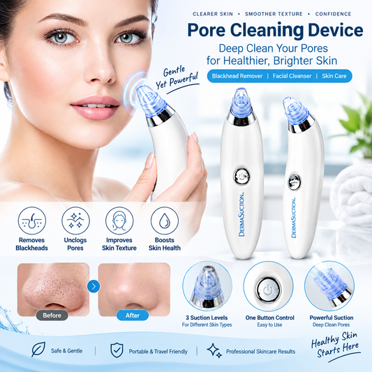 Pore Cleaning Device – Deep Pore Facial Cleanser & Blackhead Remover