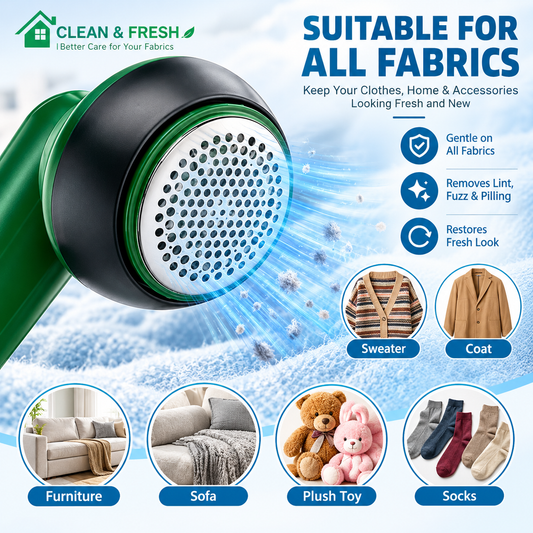 Rechargeable Electric Lint Remover – Fabric Shaver & Pilling Remover