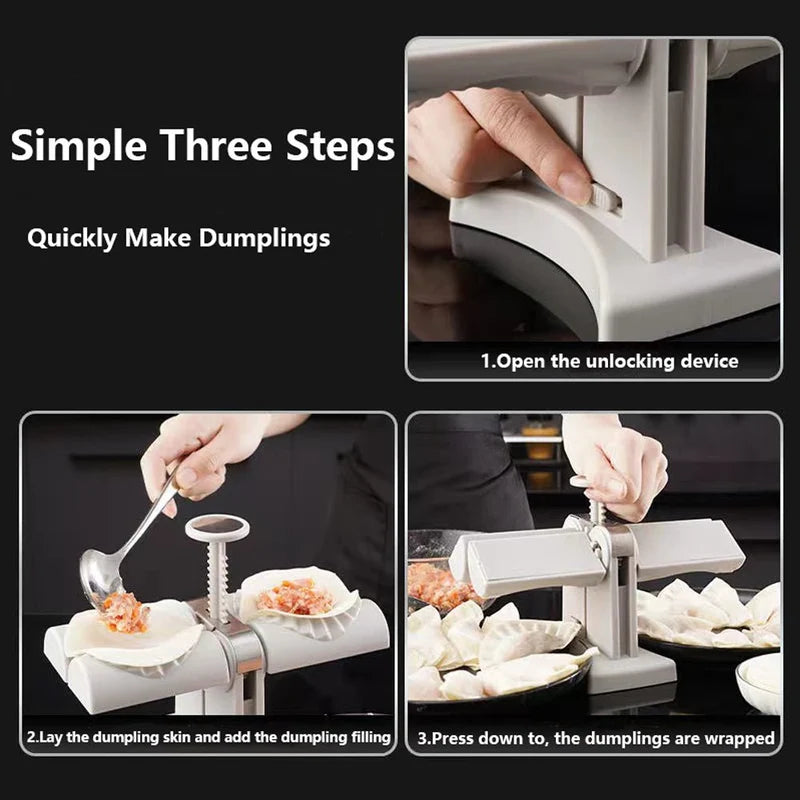 Automatic Dumpling Maker – Manual Dumpling Press & Wrapper Sealing Machine for Homemade Dumplings
