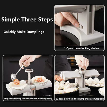 Automatic Dumpling Maker – Manual Dumpling Press & Wrapper Sealing Machine for Homemade Dumplings
