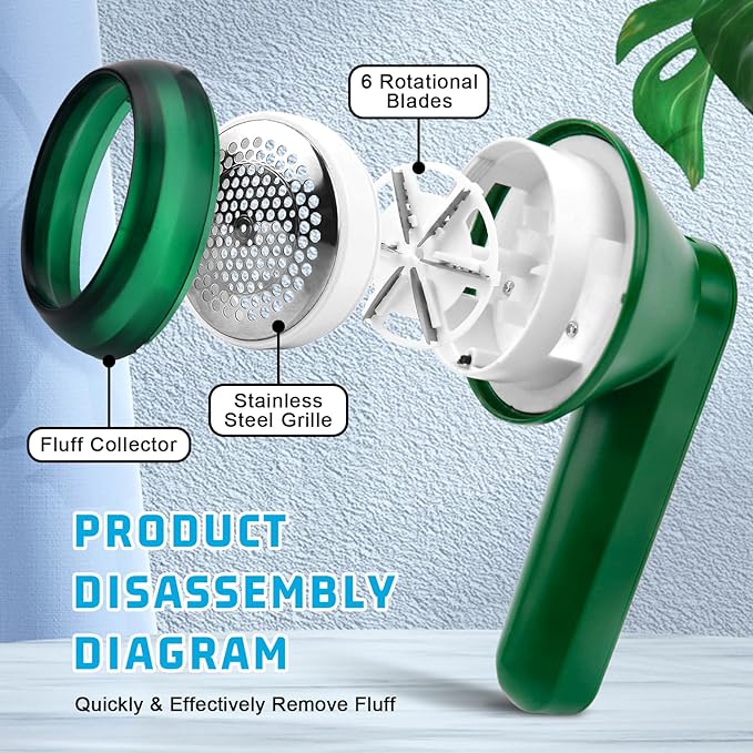 Rechargeable Electric Lint Remover – Fabric Shaver & Pilling Remover