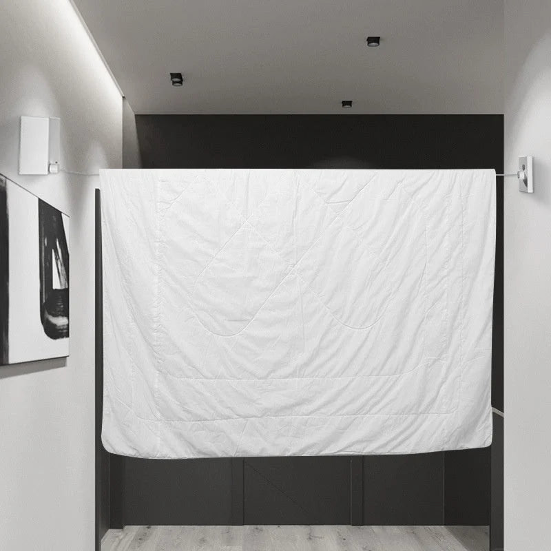 Telescopic Retractable Clothesline – Wall-Mounted Clothes Drying Rope