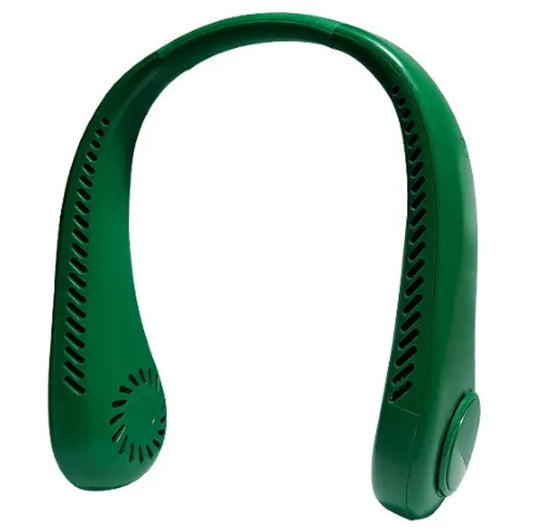 Portable Vaneless Neck Fan – Hands-Free Cooling