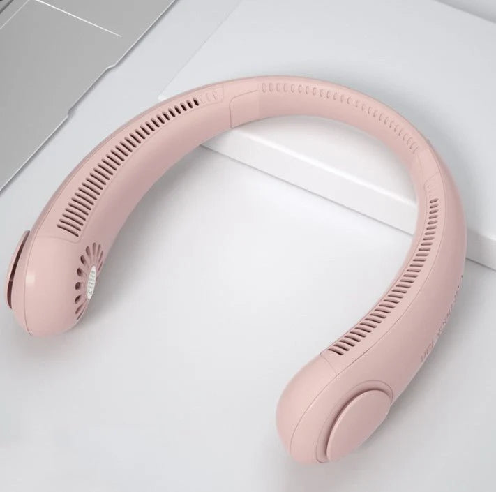 Portable Vaneless Neck Fan – Hands-Free Cooling
